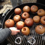 8デザートの焼きリンゴはもちろん、長野産